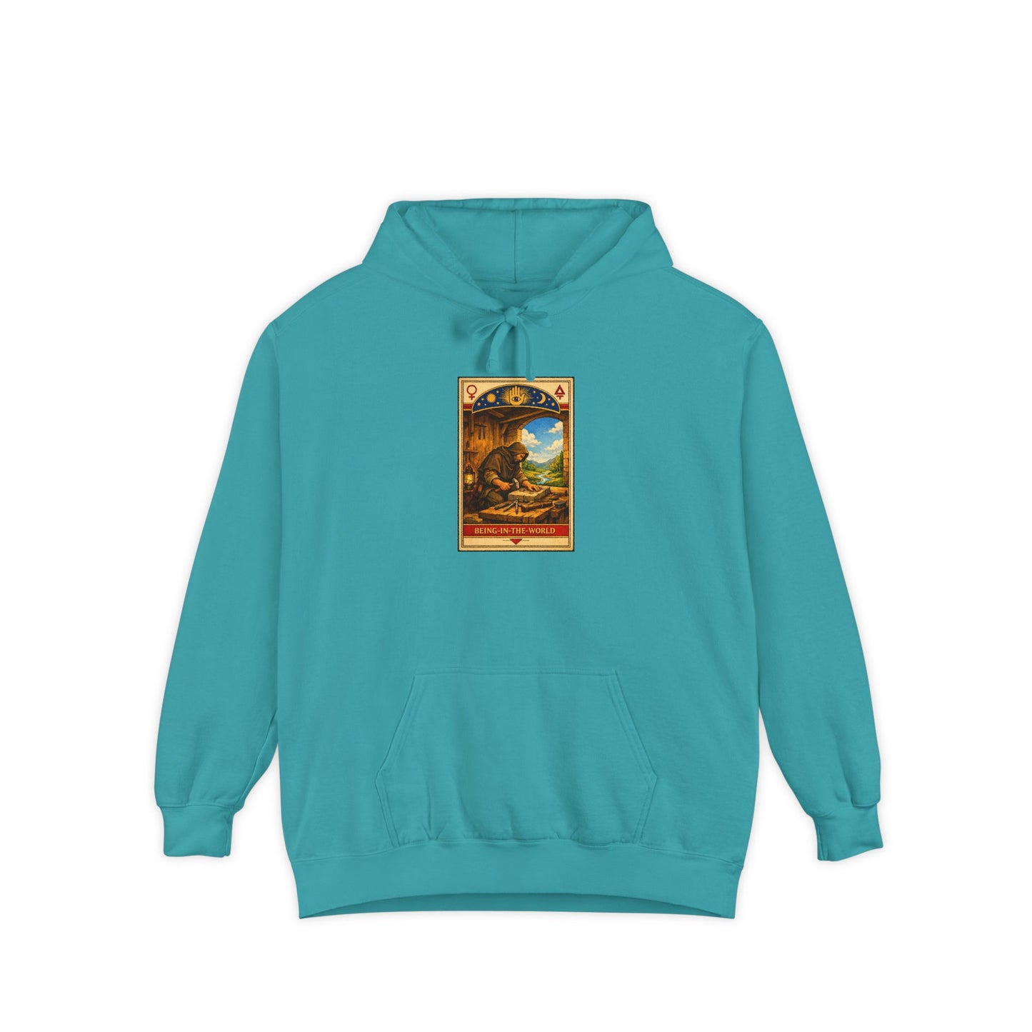 Being In The World Graphic Hoodie – Unisex Heavyweight