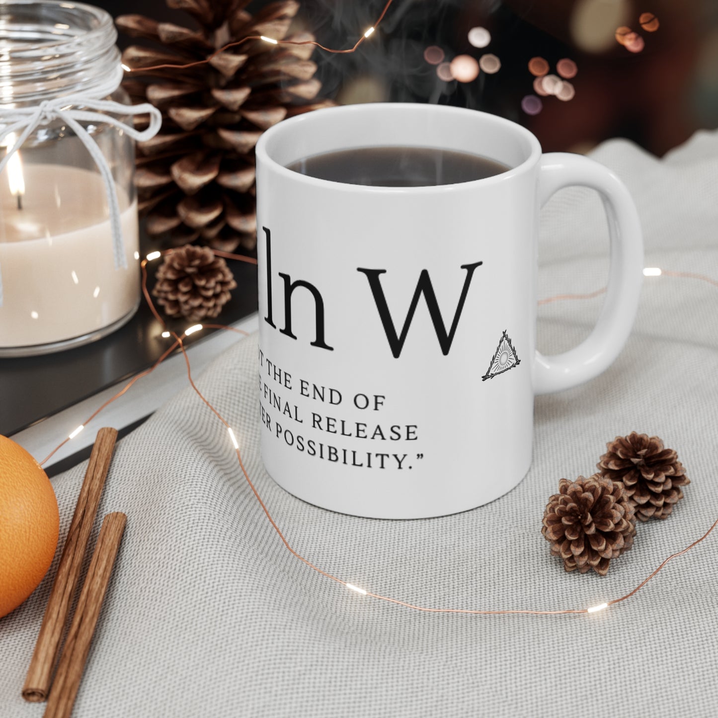 S = k ln W Quote Mug | Statistical Mechanics Entropy Formula, Science Coffee Cup