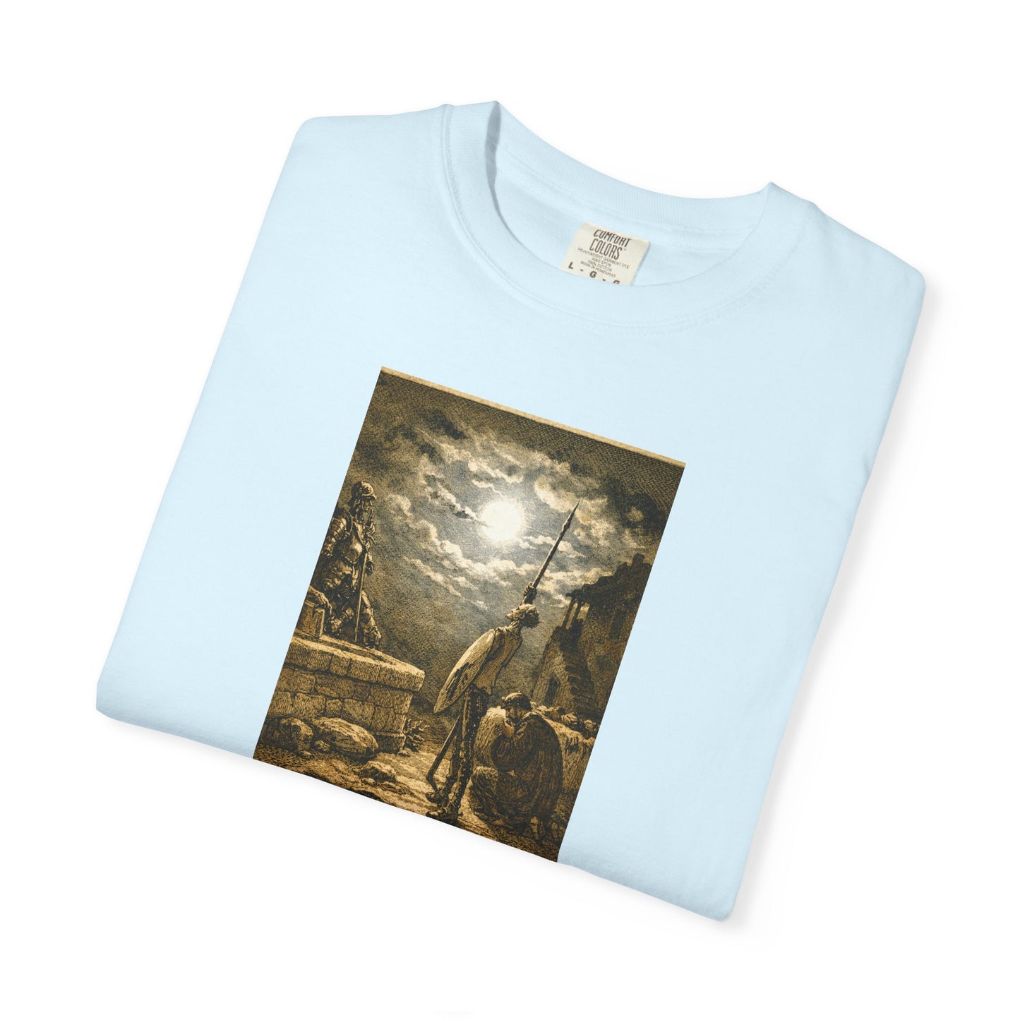 Don Quixote De La Mancha T-Shirt — Minimal Text