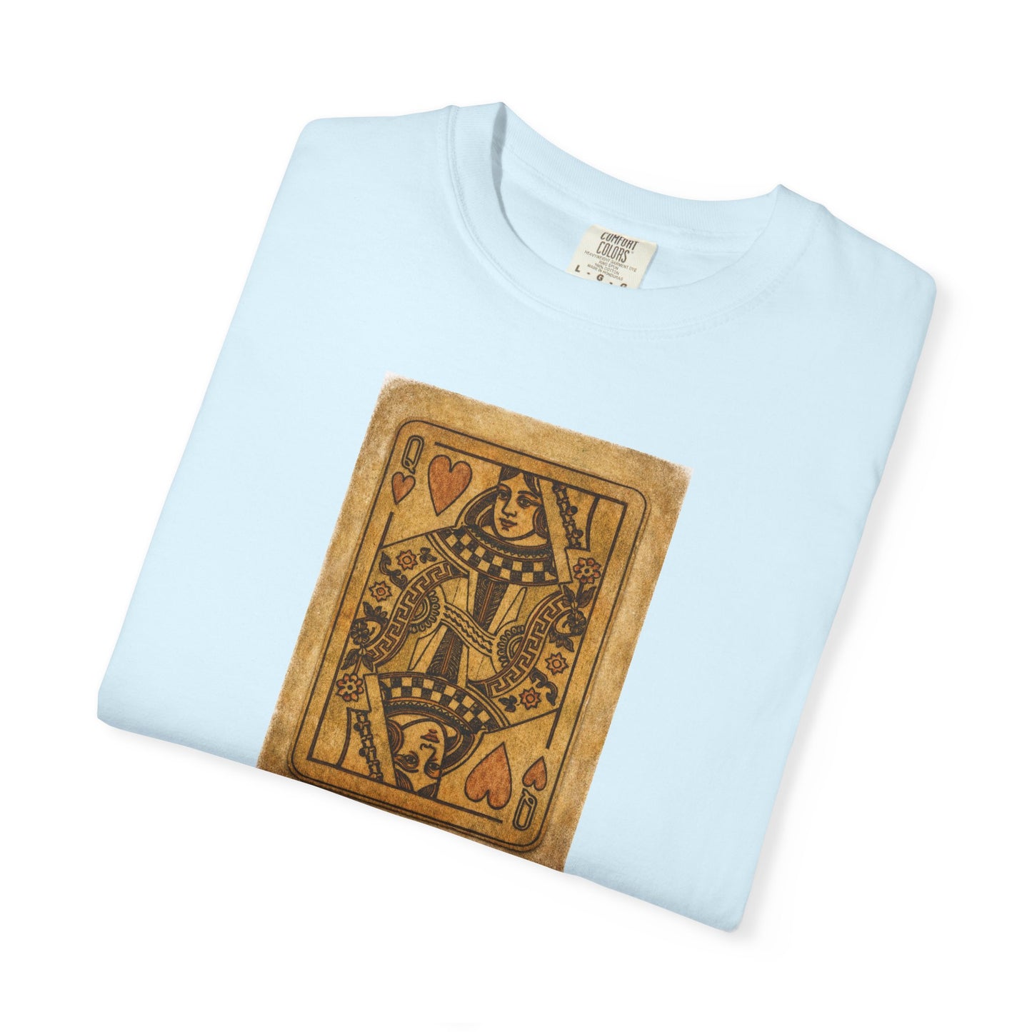 Vintage Queen of Hearts Playing Card T-Shirt