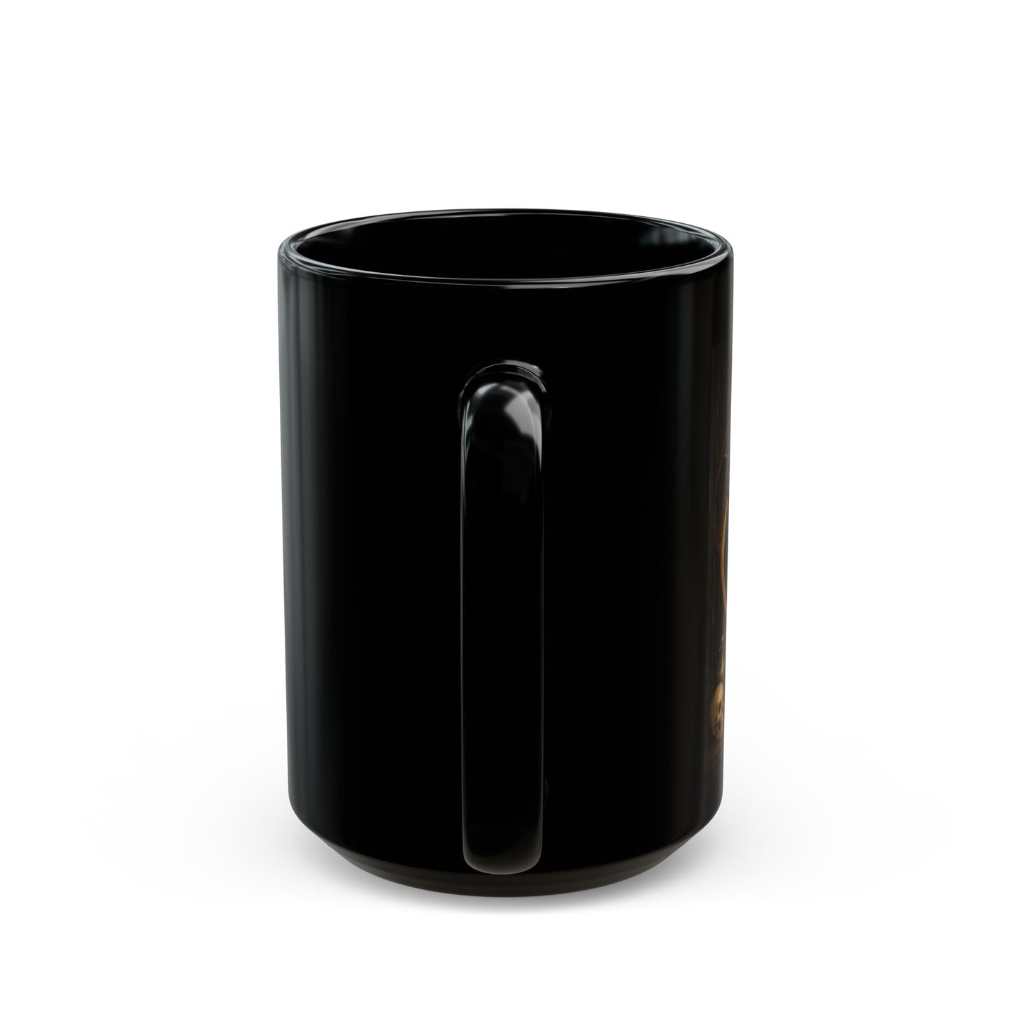 Masonic Chamber of Reflection Black Ceramic Mug — 11oz & 15oz
