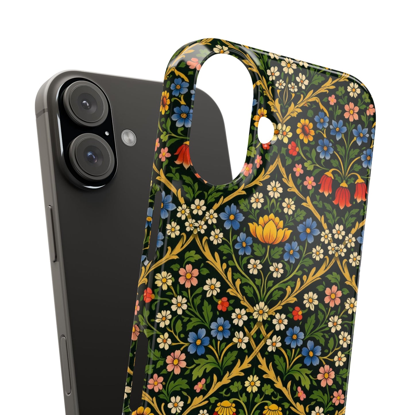 Slim Phone Case — Vintage William Morris Floral Pattern