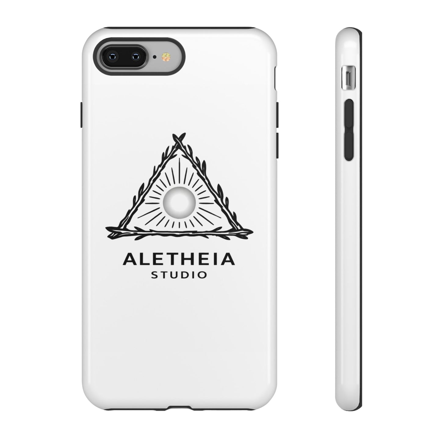 Aletheia Studio Sun Triangle Phone Case — Protective Tough Phone Case with Minimalist Logo