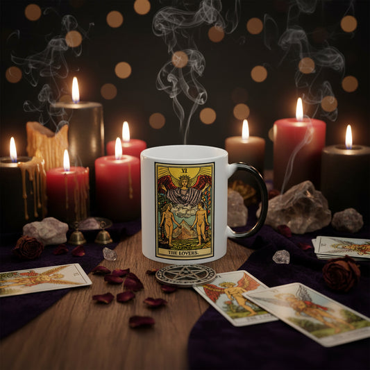 Tarot The Lovers Color-Changing Mug, 11oz