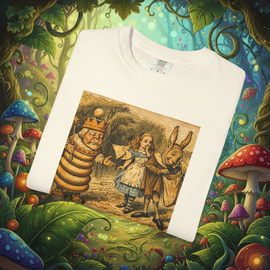 Alice in Wonderland Vintage Illustration T-Shirt