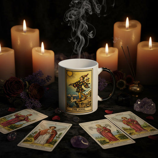 Tarot The Fool Color-Changing Mug, 11oz