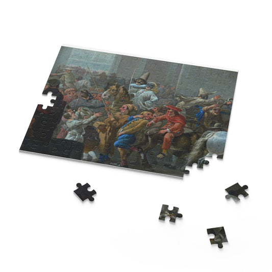Saturnalia Jigsaw Puzzle - Classic Painting 120/252/500-Piece