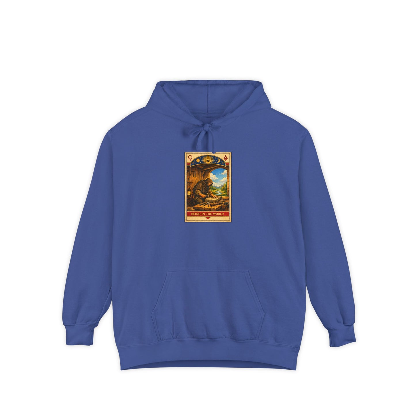 Being In The World Graphic Hoodie – Unisex Heavyweight