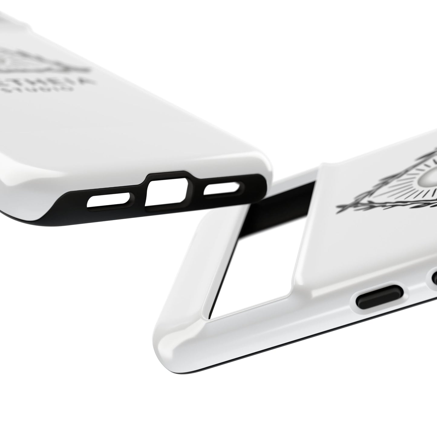 Aletheia Studio Sun Triangle Phone Case — Protective Tough Phone Case with Minimalist Logo