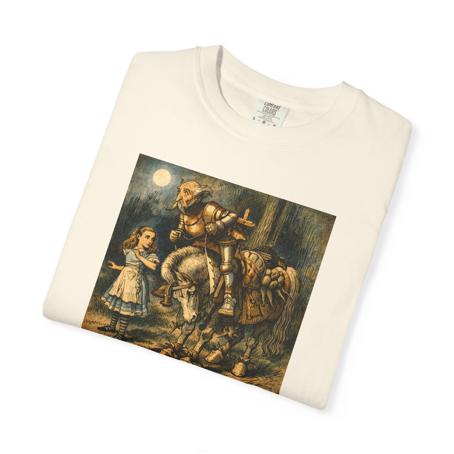 Vintage Fairy Tale Alice T-Shirt — Moonlit Children Art Print
