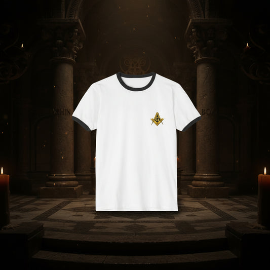 Master Mason Square & Compass Ringer T-Shirt