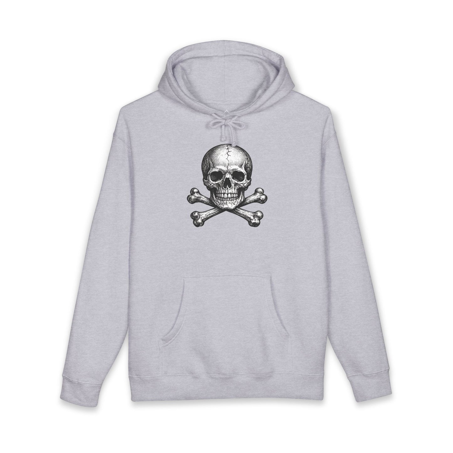 Momento Mori Hoodie — Vintage Skull Graphic Hooded Sweatshirt