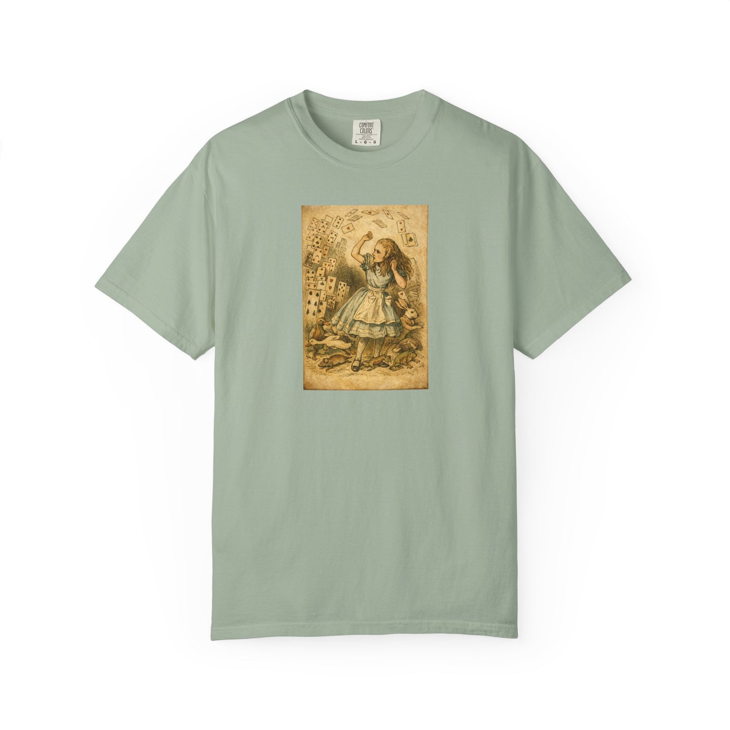 Alice in Wonderland Vintage Illustration T-Shirt