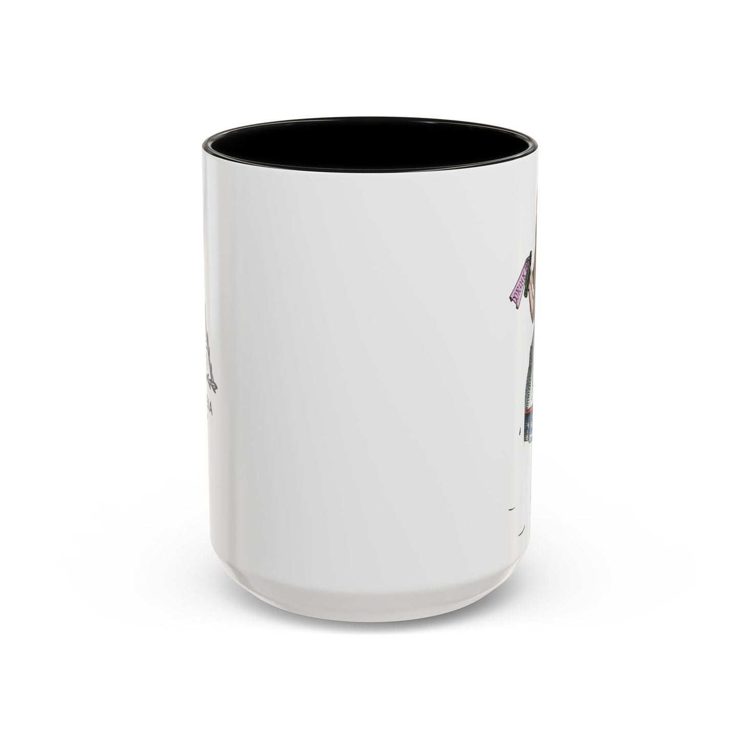 Alice in Wonderland Accent Coffee Mug – Vintage Alice Illustration (11/15 oz)