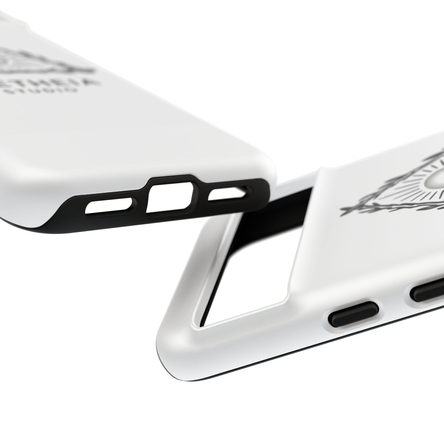Aletheia Studio Sun Triangle Phone Case — Protective Tough Phone Case with Minimalist Logo