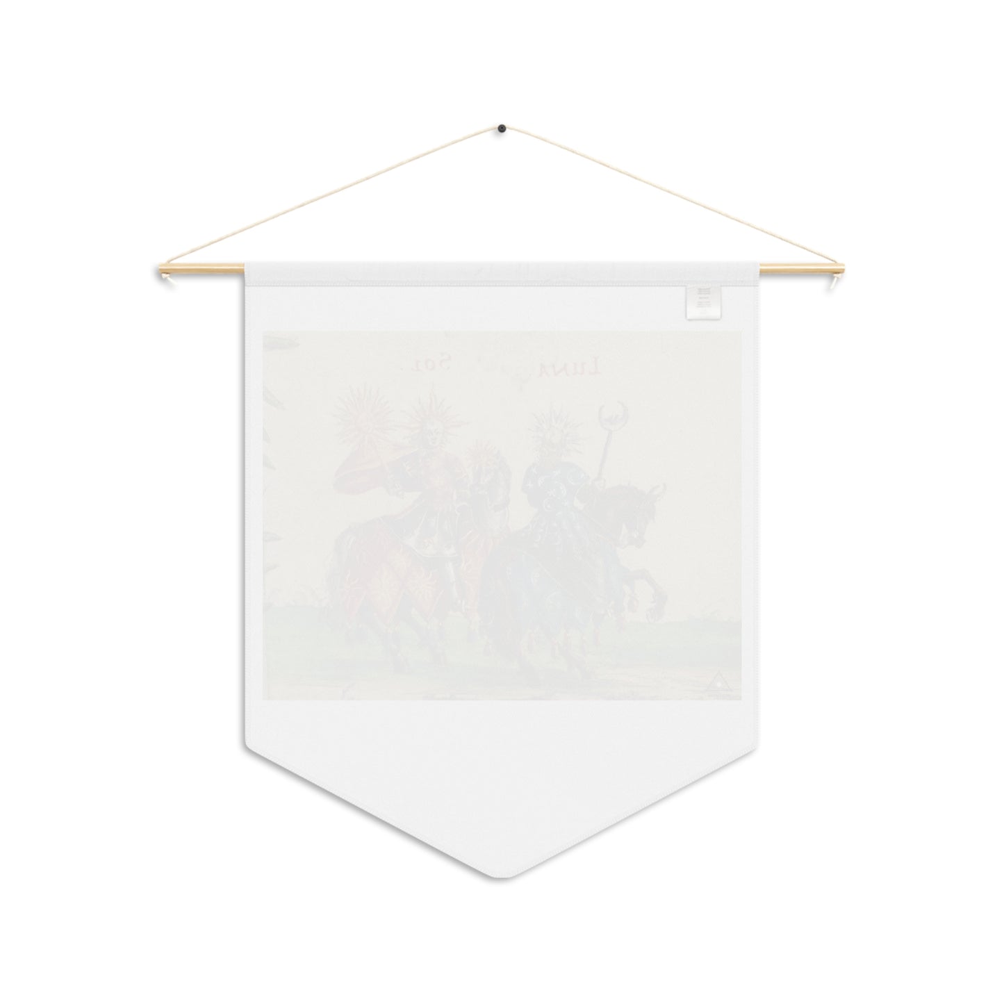 Vintage Luna & Sol Pennant — Celestial Sun and Moon Wall Banner