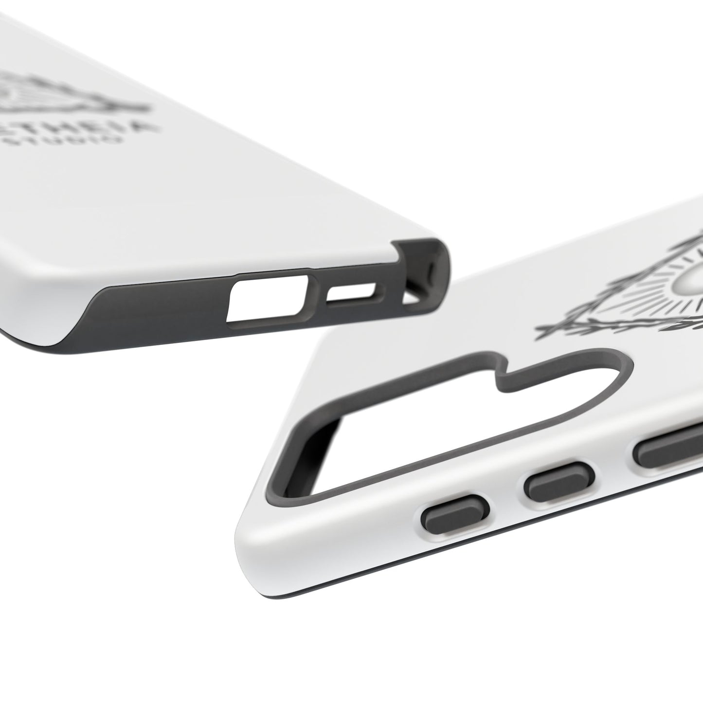 Aletheia Studio Sun Triangle Phone Case — Protective Tough Phone Case with Minimalist Logo