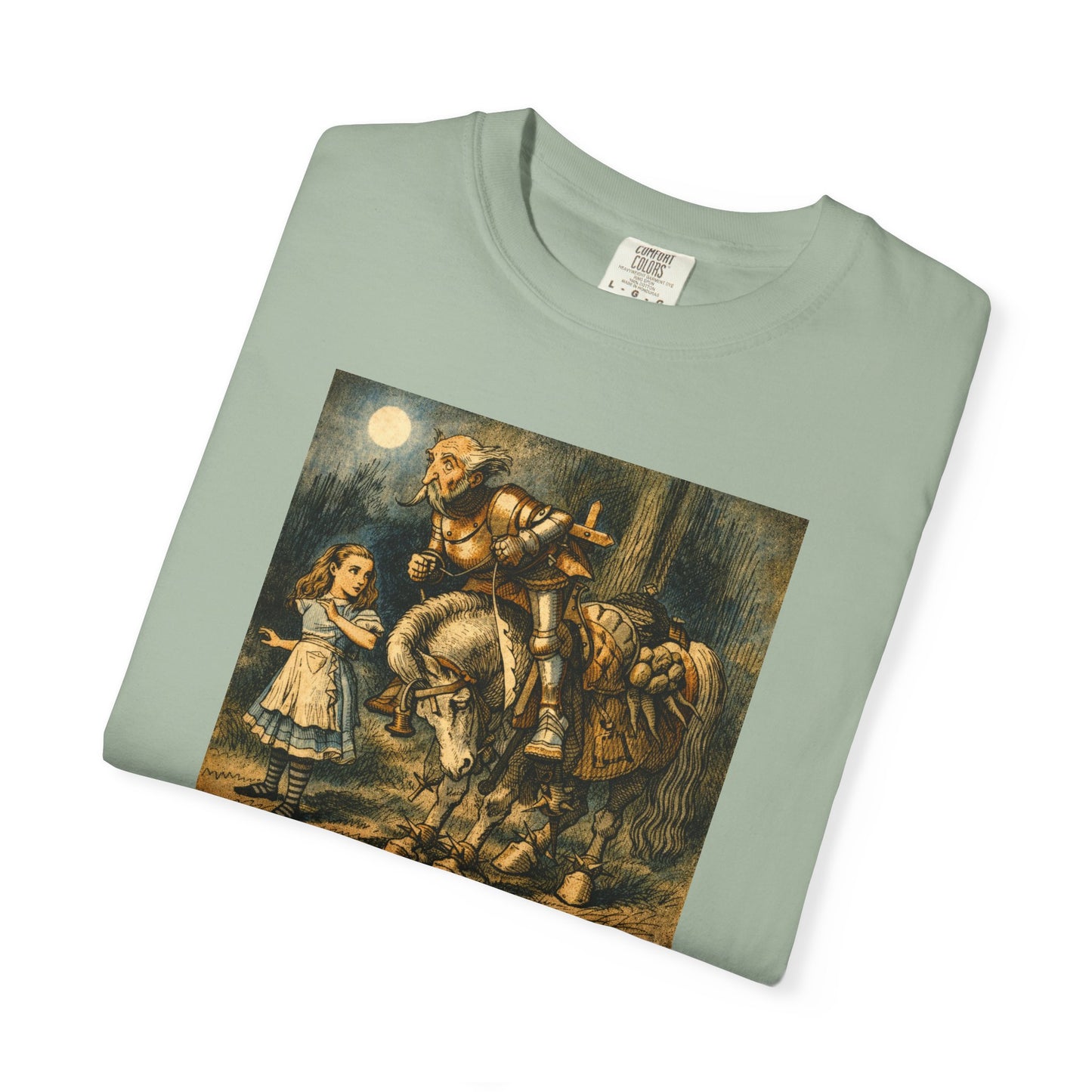 Vintage Fairy Tale Alice T-Shirt — Moonlit Children Art Print