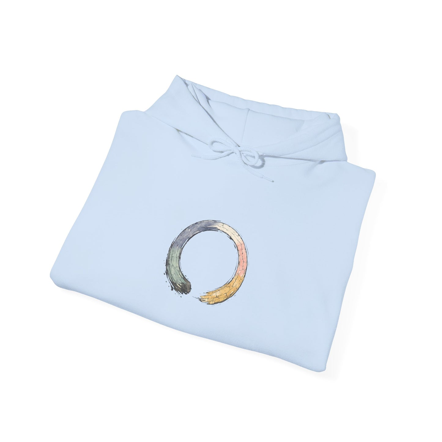 Enso Circle Unisex Hoodie – Minimal Zen Logo Pullover