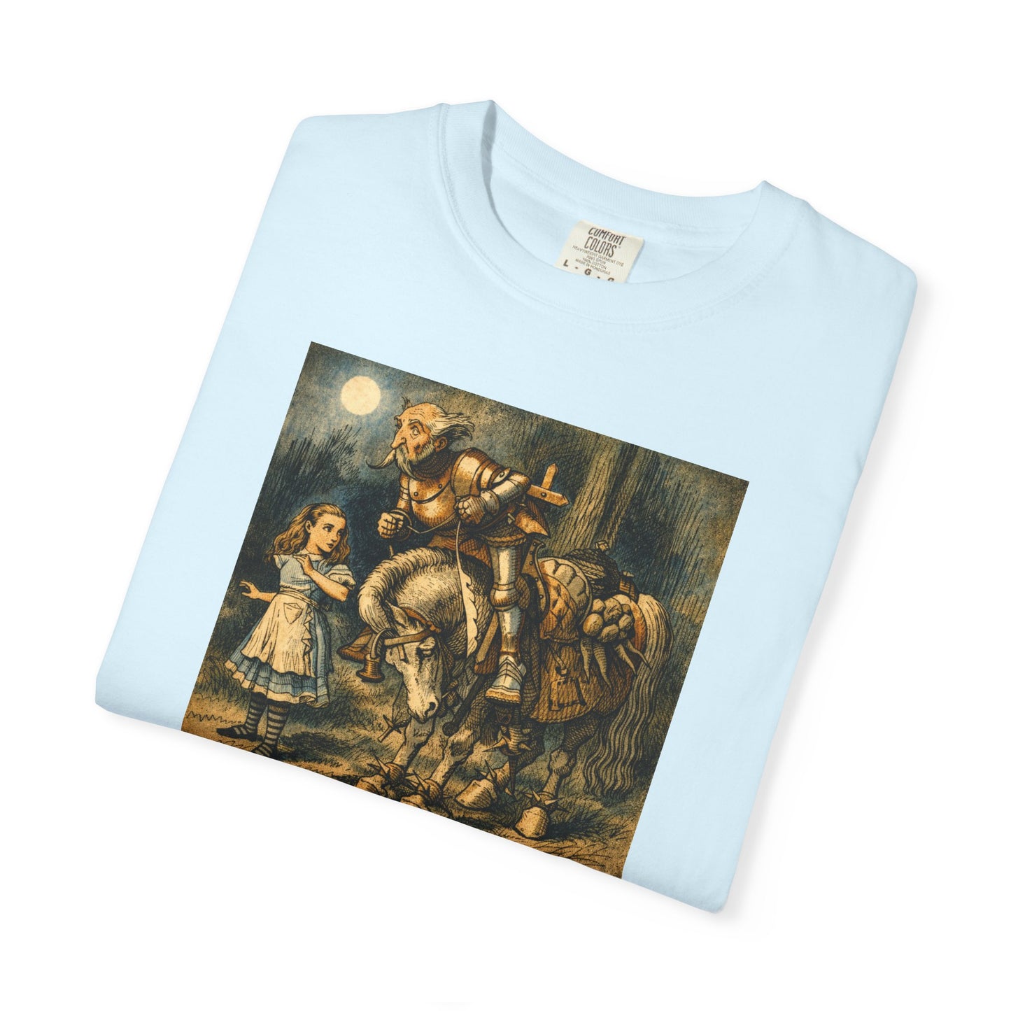 Vintage Fairy Tale Alice T-Shirt — Moonlit Children Art Print