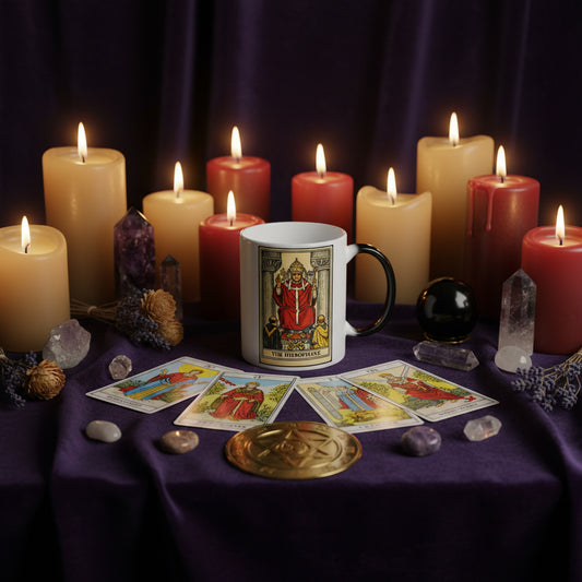 Tarot The Hierophant Color-Changing Mug, 11oz