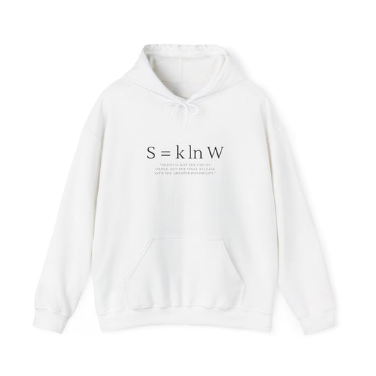 Entropy Formula Hoodie — S = k ln W Scientific Physics Sweatshirt