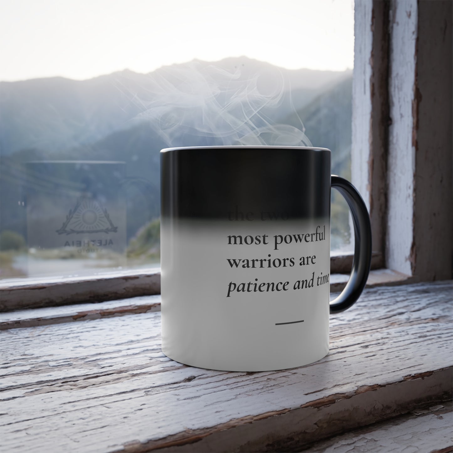 Patience & Time — Heat Reveal Mug | Tolstoy