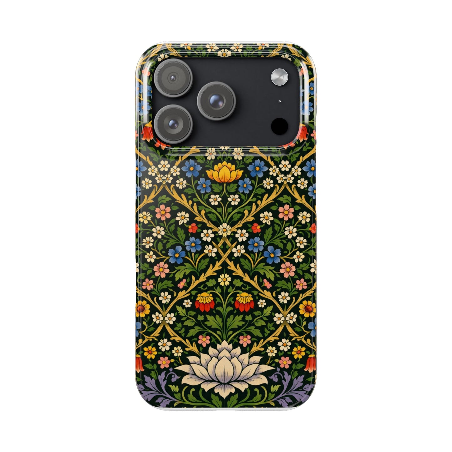 Slim Phone Case — Vintage William Morris Floral Pattern