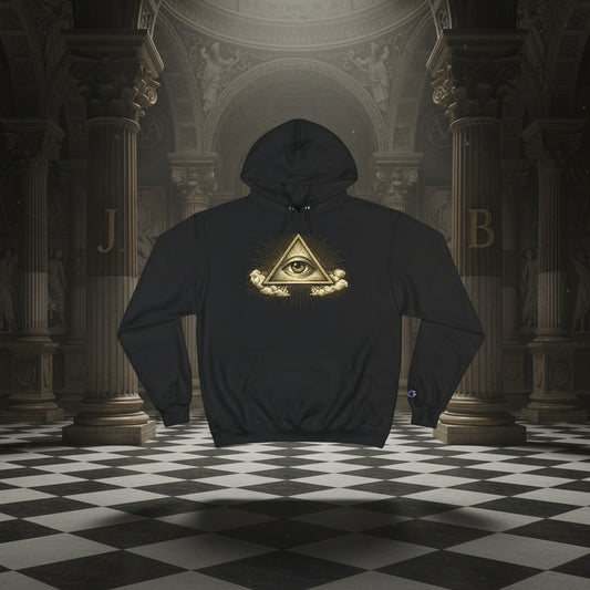 All-Seeing Eye Hoodie - Eye of Providence Pyramid Graphic Pullover