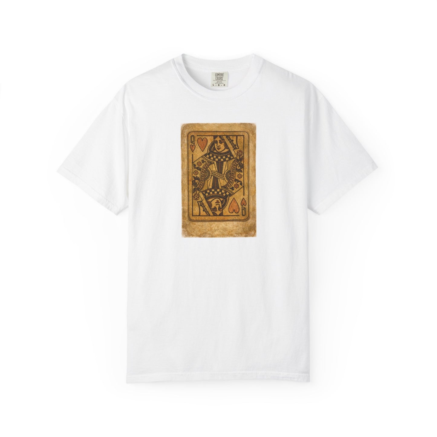 Vintage Queen of Hearts Playing Card T-Shirt