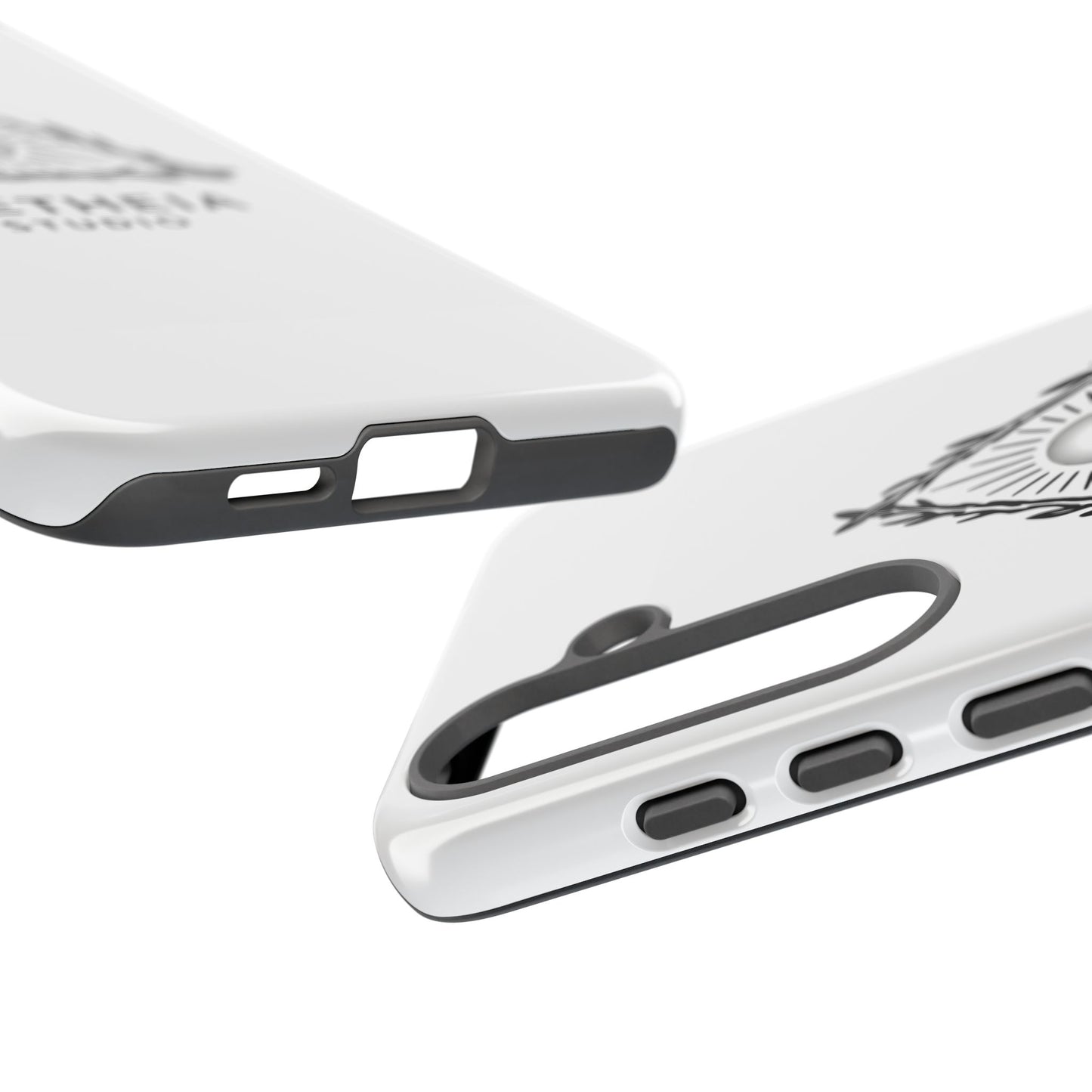 Aletheia Studio Sun Triangle Phone Case — Protective Tough Phone Case with Minimalist Logo