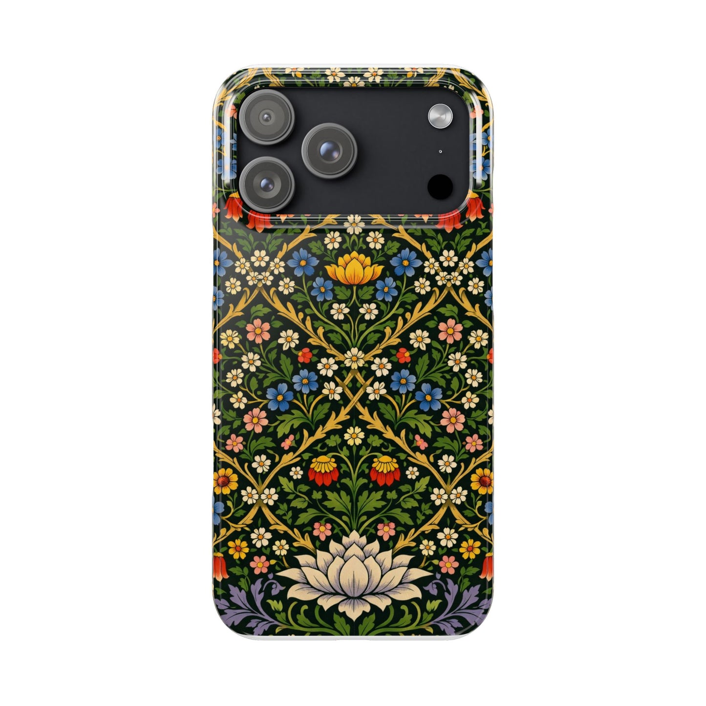 Slim Phone Case — Vintage William Morris Floral Pattern