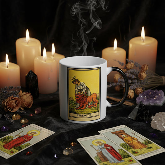 Tarot Strength Color-Changing Mug, 11oz