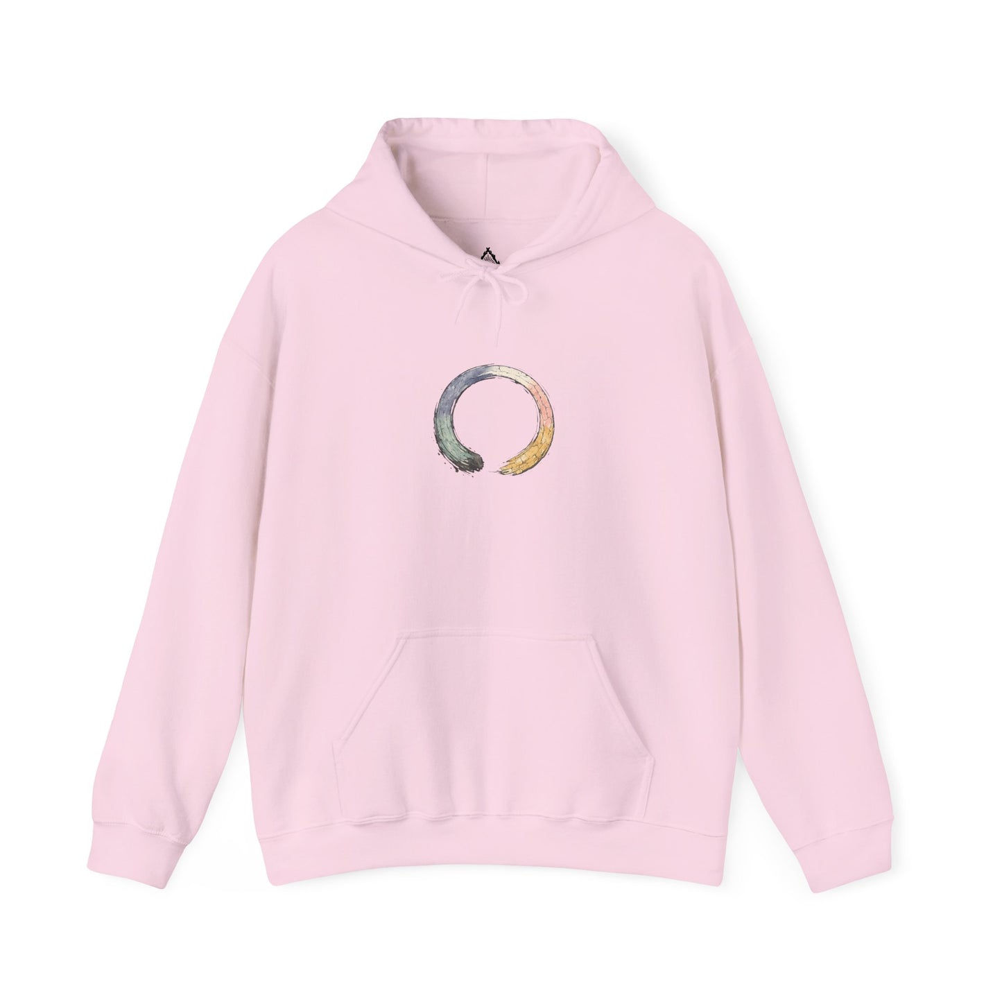 Enso Circle Unisex Hoodie – Minimal Zen Logo Pullover