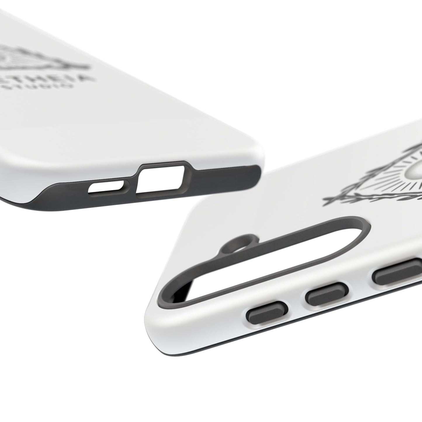 Aletheia Studio Sun Triangle Phone Case — Protective Tough Phone Case with Minimalist Logo