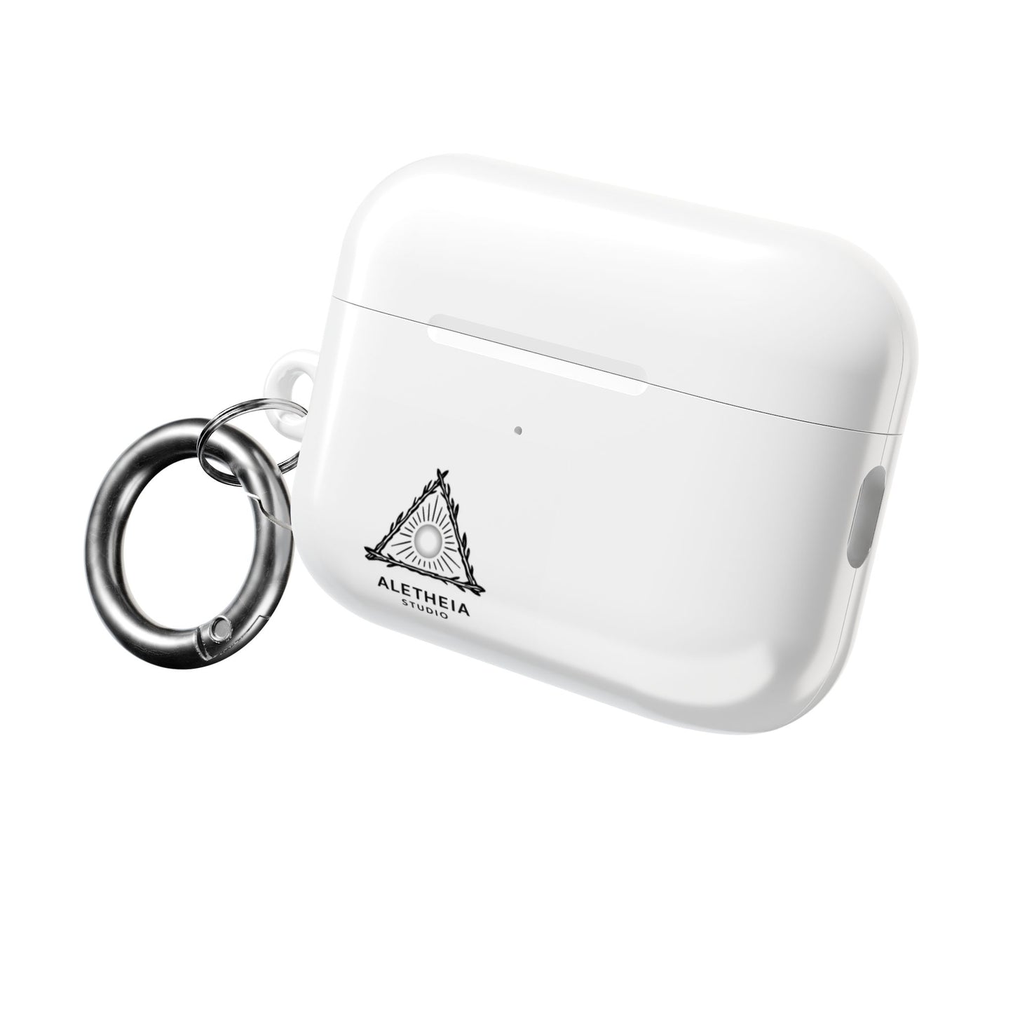 Aletheia Studio AirPods Case — Minimal Sun Triangle Design