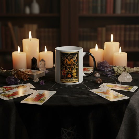 Tarot The Devil Color-Changing Mug, 11oz