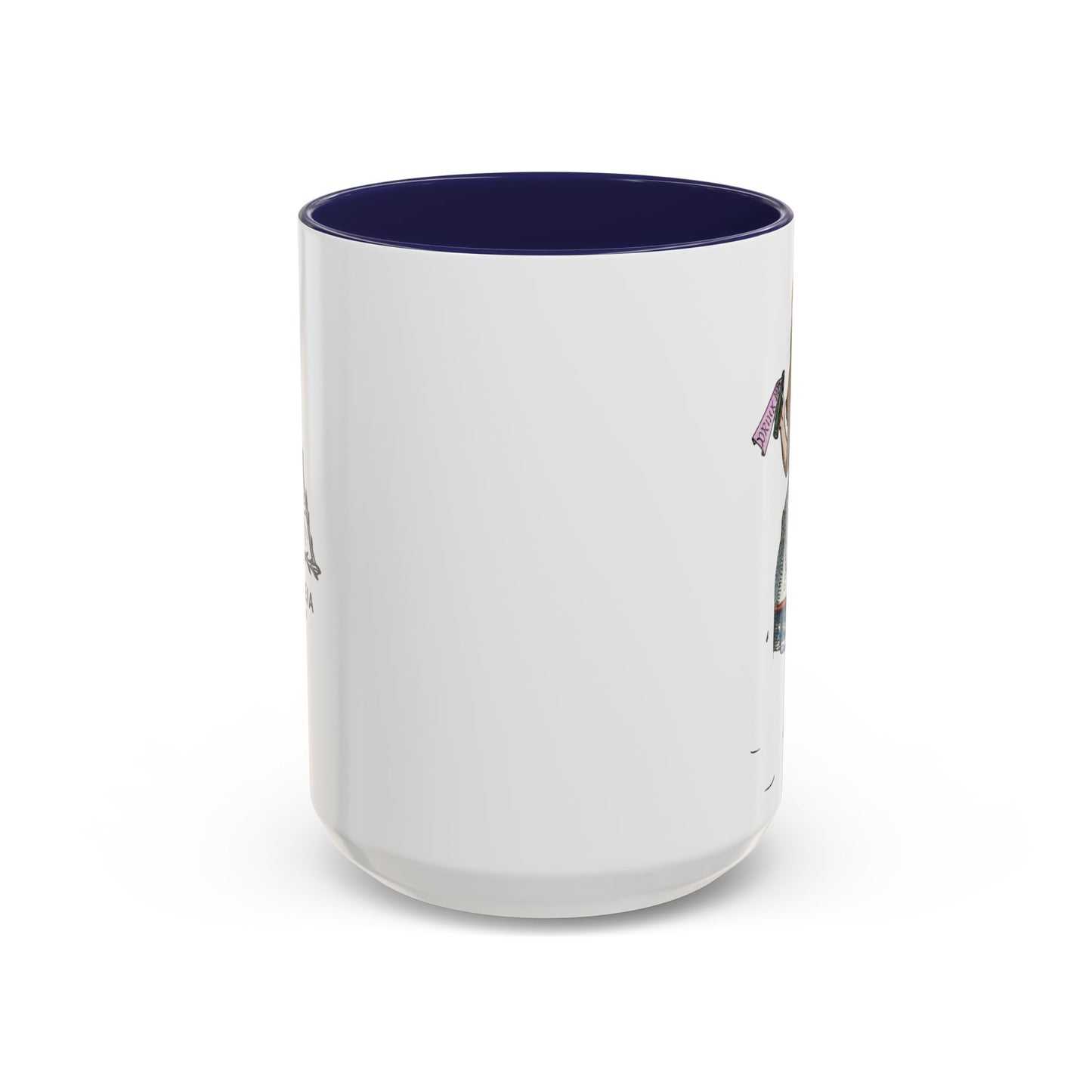 Alice in Wonderland Accent Coffee Mug – Vintage Alice Illustration (11/15 oz)