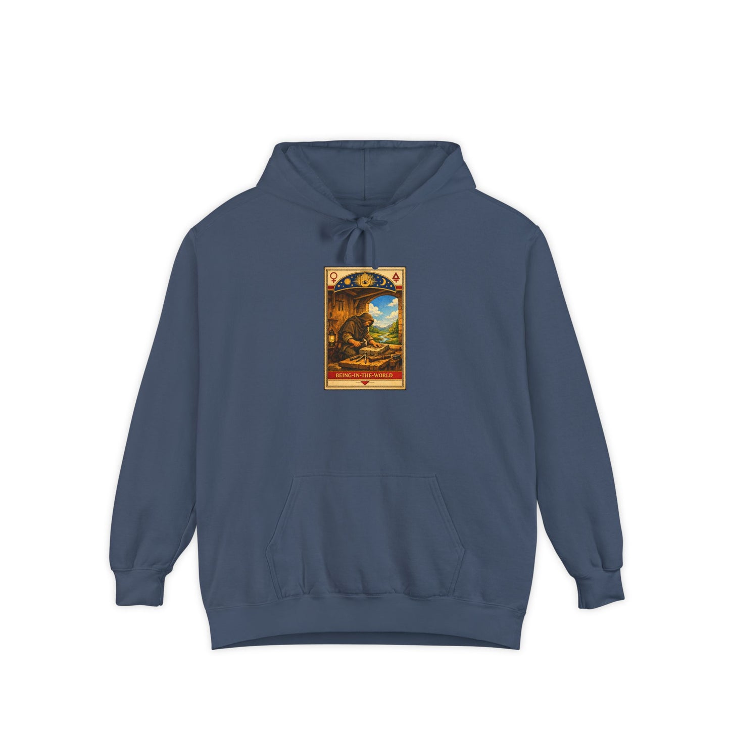 Being In The World Graphic Hoodie – Unisex Heavyweight