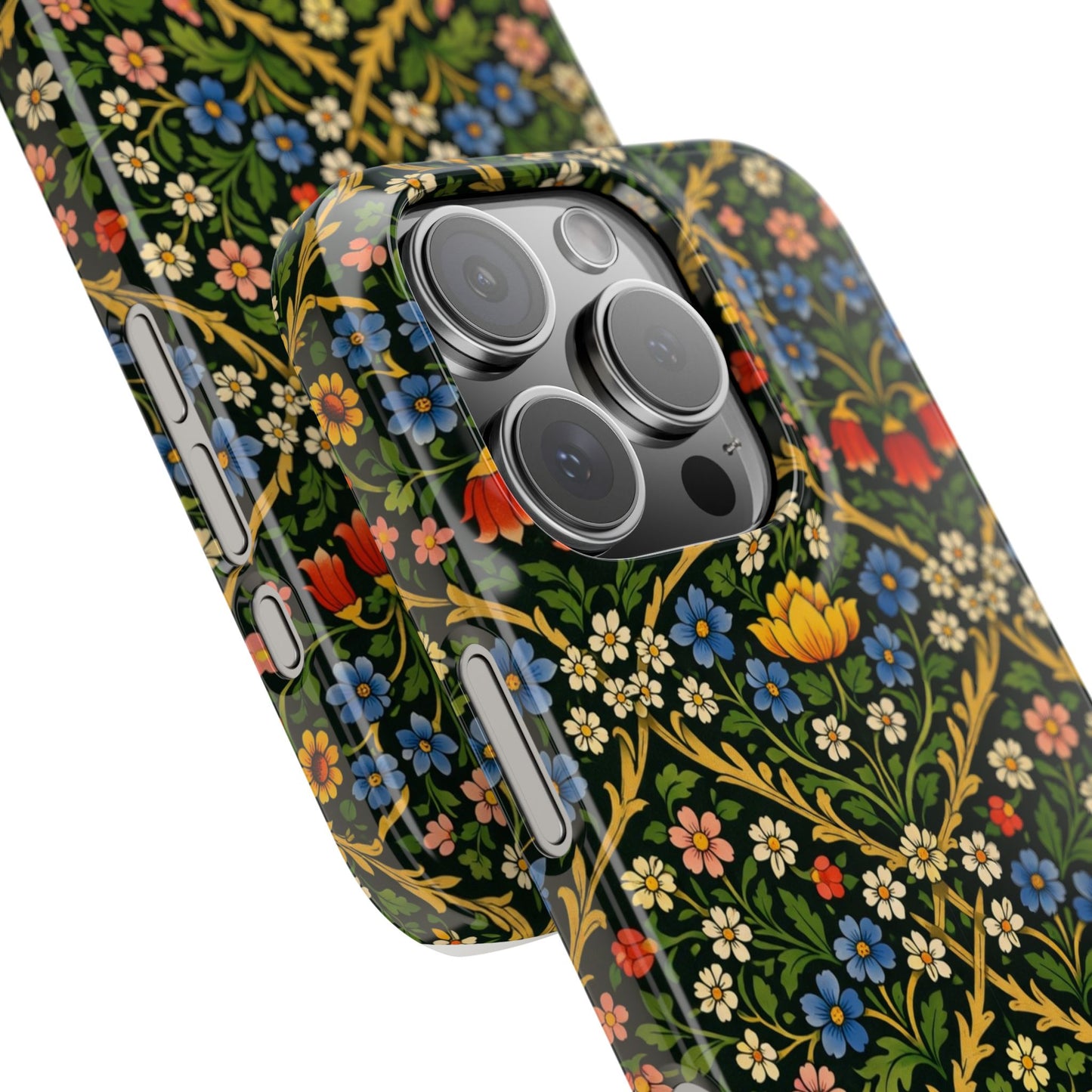 Slim Phone Case — Vintage William Morris Floral Pattern