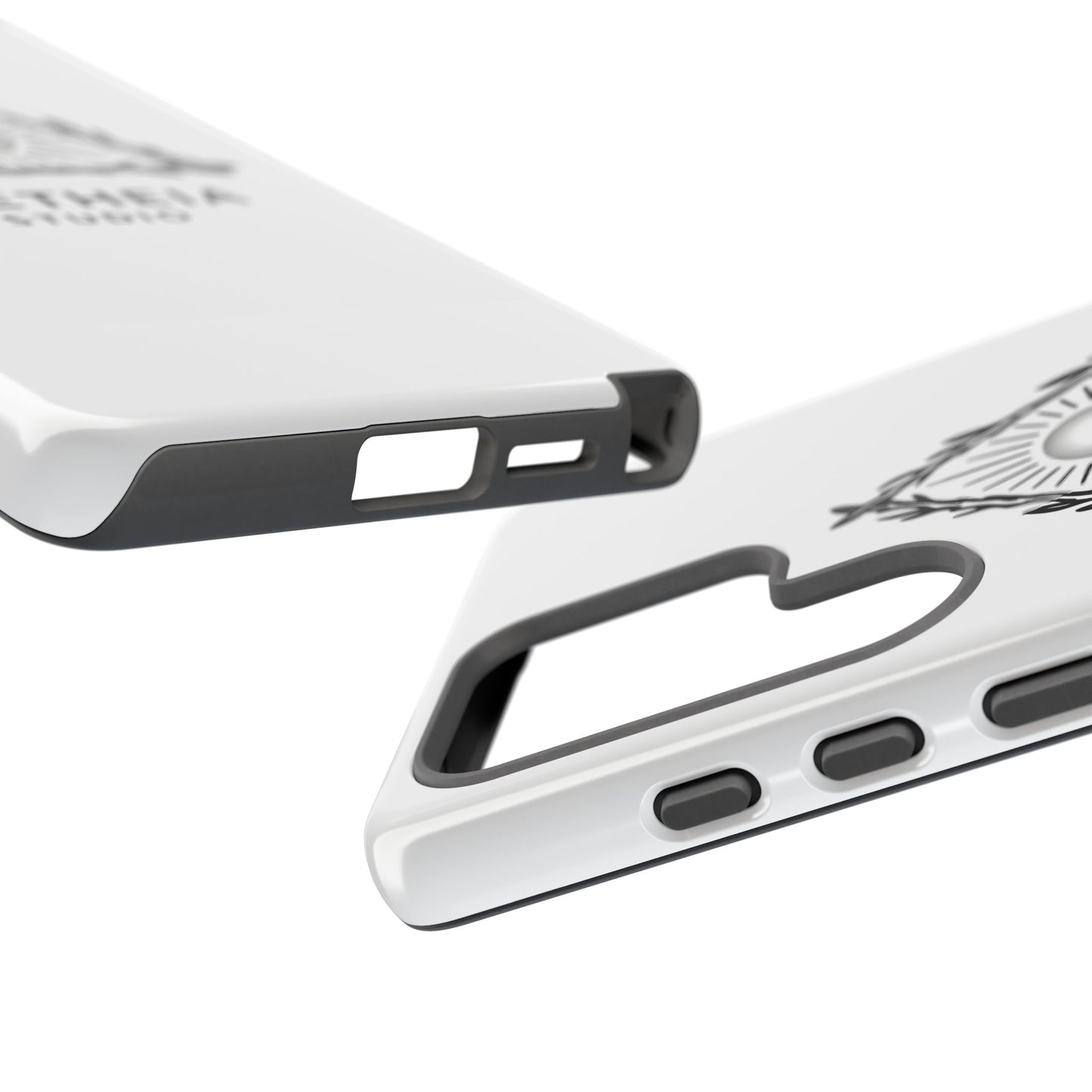 Aletheia Studio Sun Triangle Phone Case — Protective Tough Phone Case with Minimalist Logo