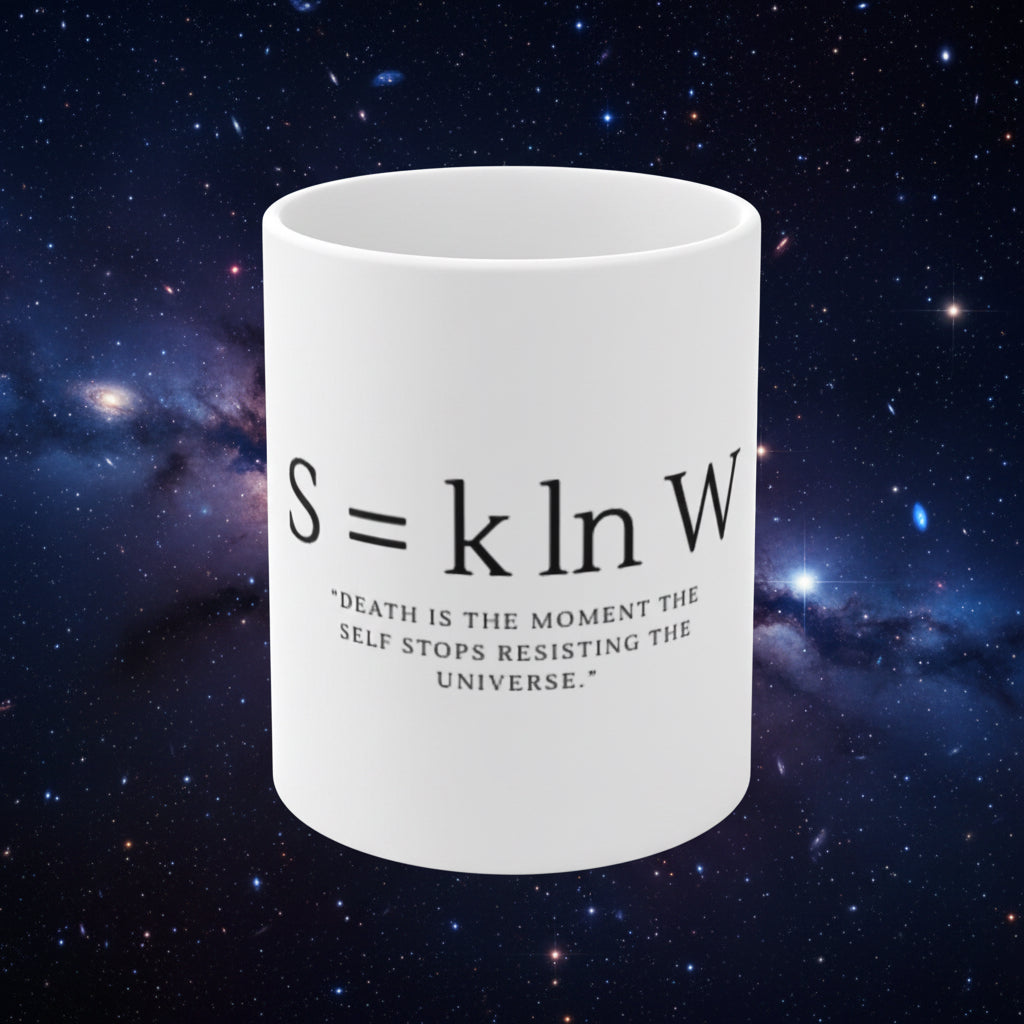 S = k ln W Equation Mug | Statistical Mechanics Thermodynamics Chemistry
