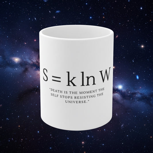 S = k ln W Equation Mug | Statistical Mechanics Thermodynamics Chemistry