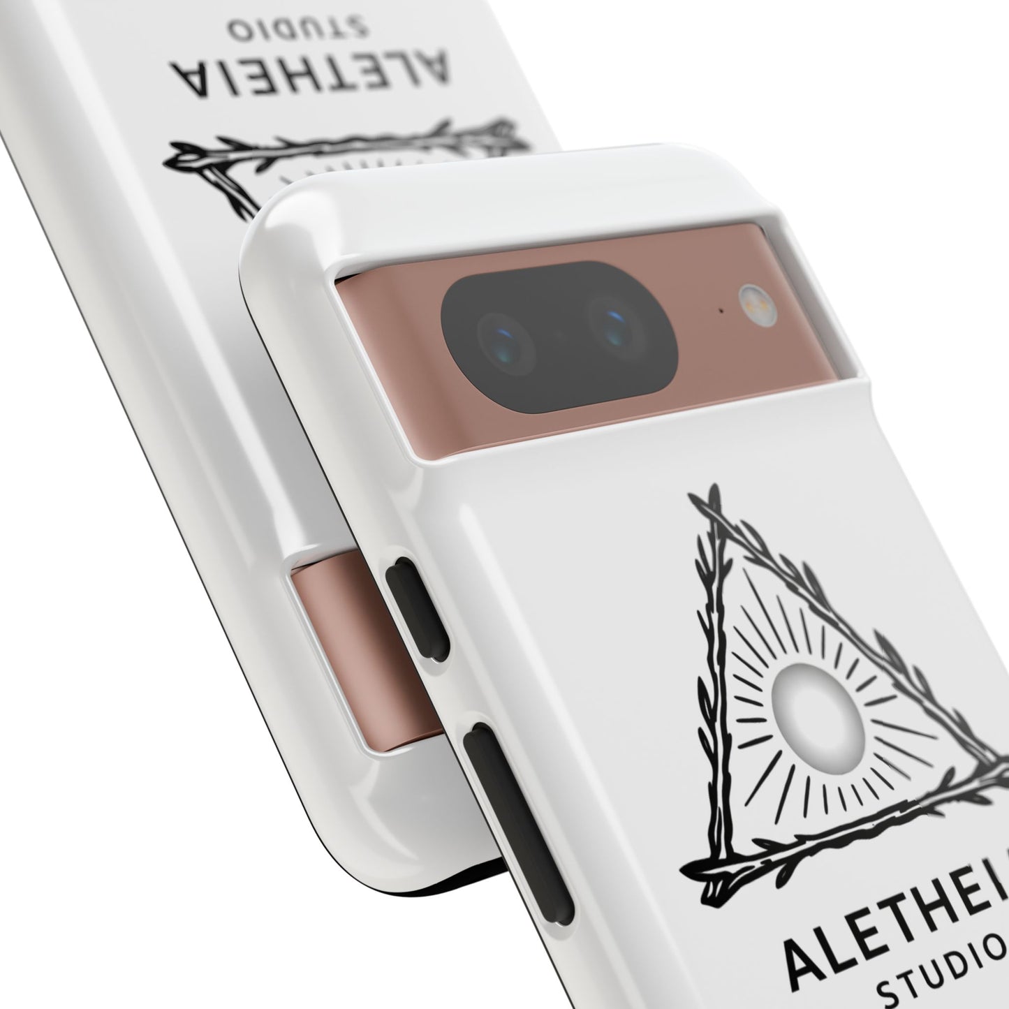 Aletheia Studio Sun Triangle Phone Case — Protective Tough Phone Case with Minimalist Logo