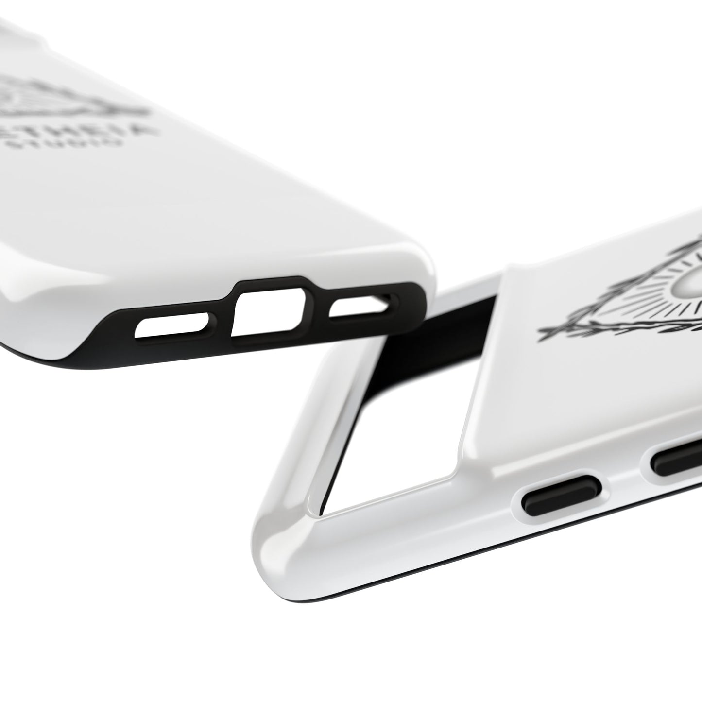 Aletheia Studio Sun Triangle Phone Case — Protective Tough Phone Case with Minimalist Logo