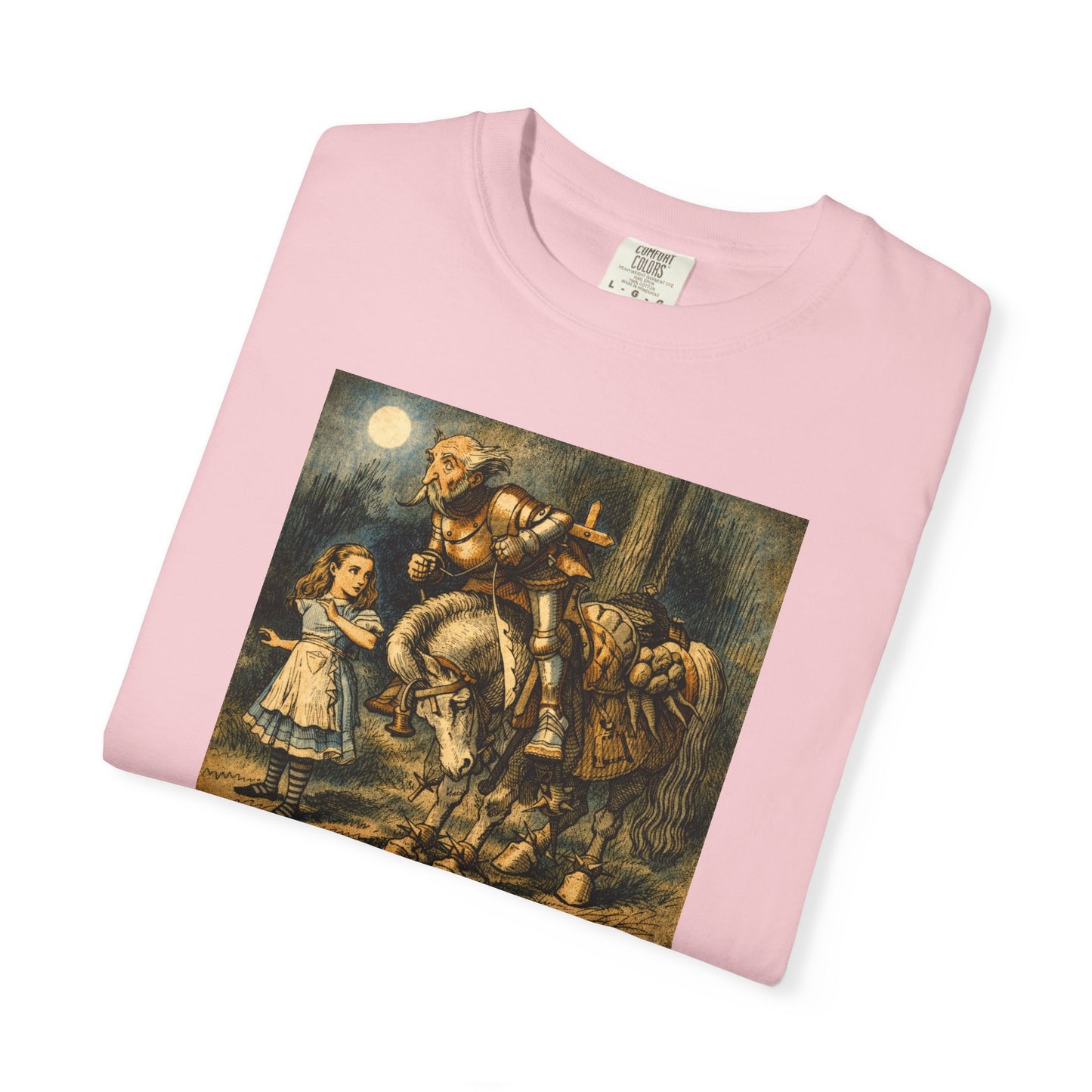 Vintage Fairy Tale Alice T-Shirt — Moonlit Children Art Print