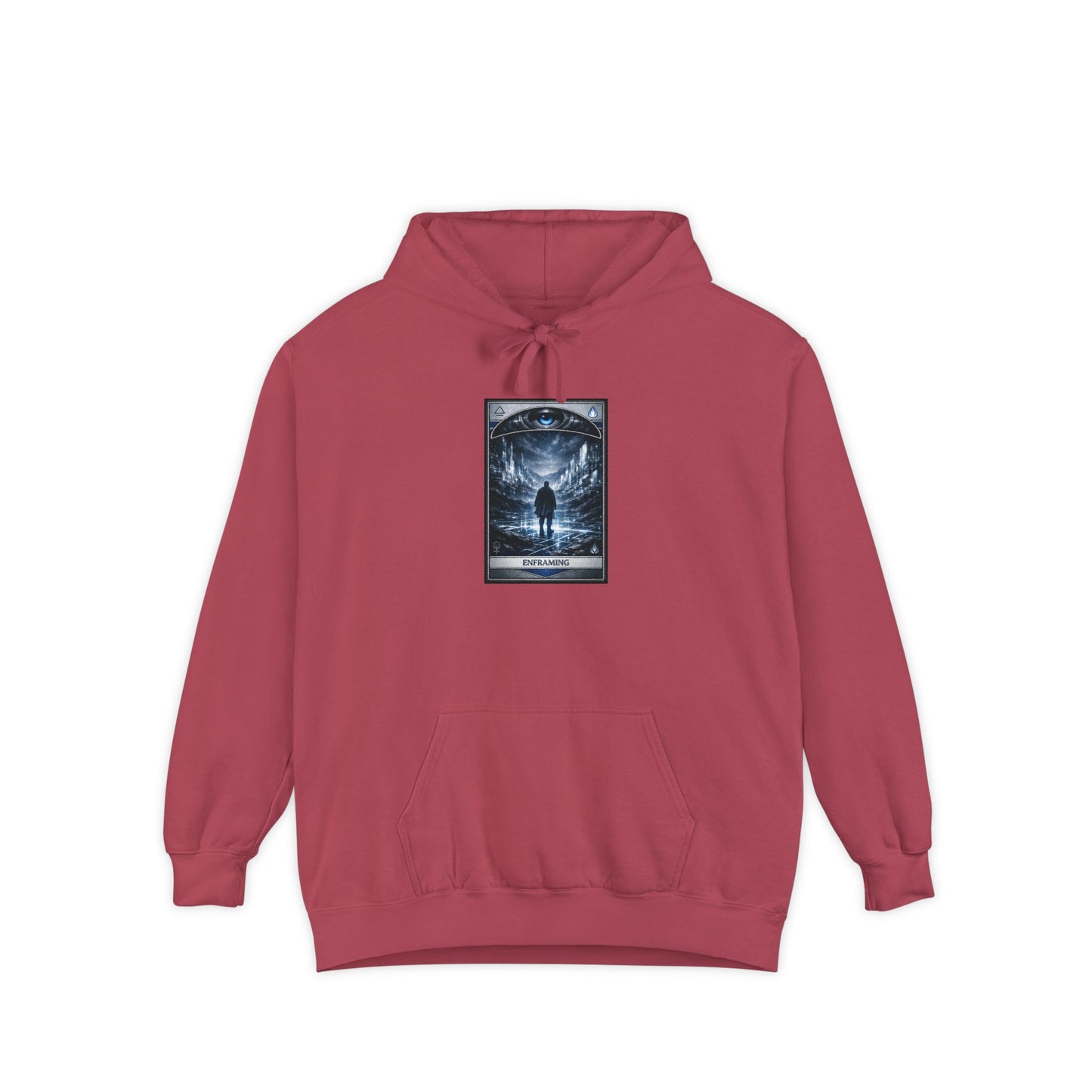 Enframing Hoodie — 'The Question Concerning Technology' Graphic