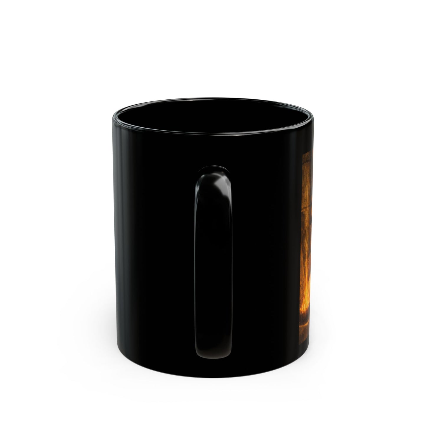 Masonic Lion’s Paw Black Mug — 11oz & 15oz