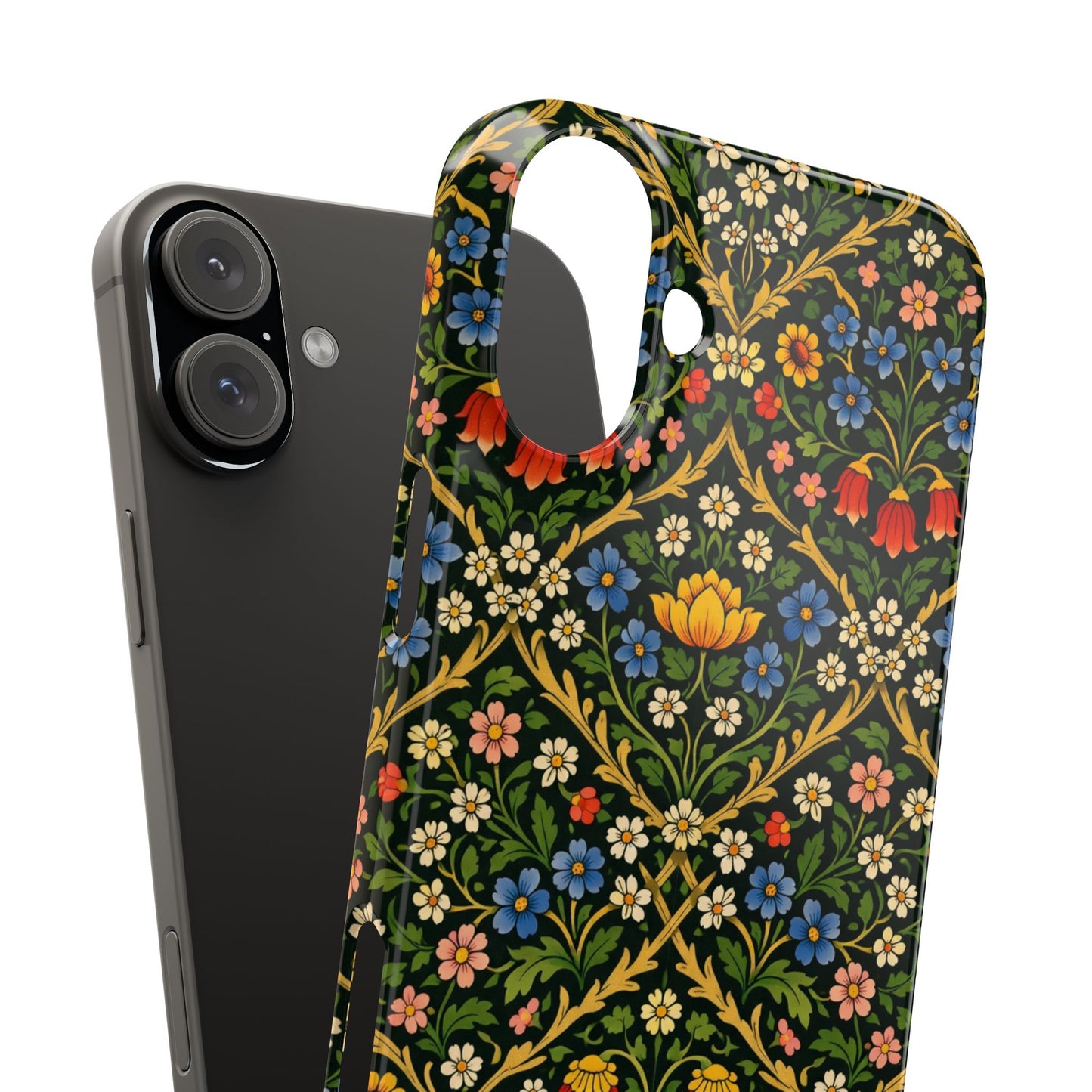 Slim Phone Case — Vintage William Morris Floral Pattern