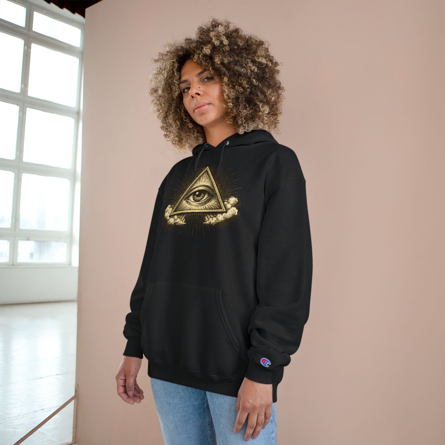 All-Seeing Eye Hoodie - Eye of Providence Pyramid Graphic Pullover